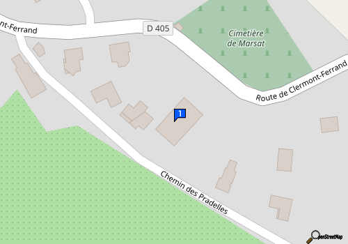 Carte Marsat Automobiles