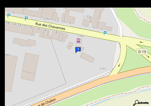 Carte Garage Des Chavannes