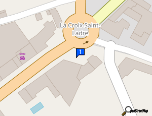 Carte Garage Croix St Ladre